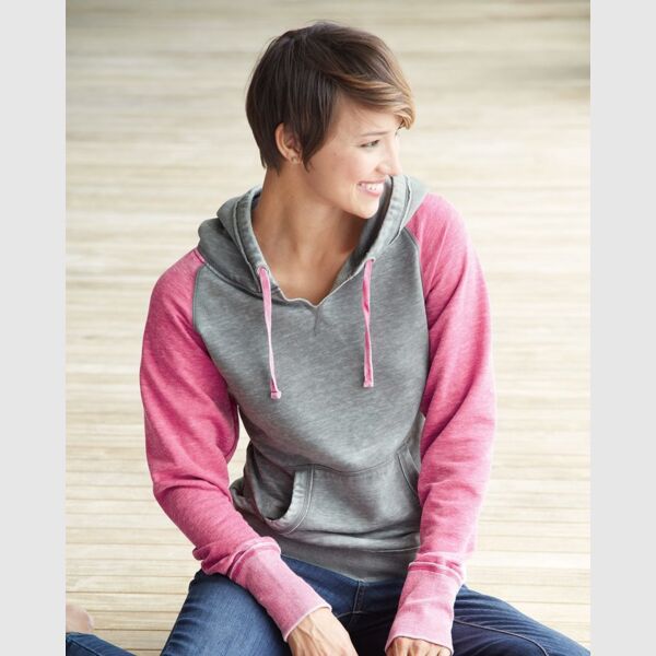 Women's Zen Fleece Raglan Hooded Sweatshirt Thumbnail