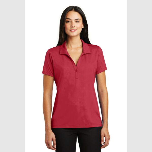 Women's Embossed PosiCharge ® Tough Polo ® Thumbnail